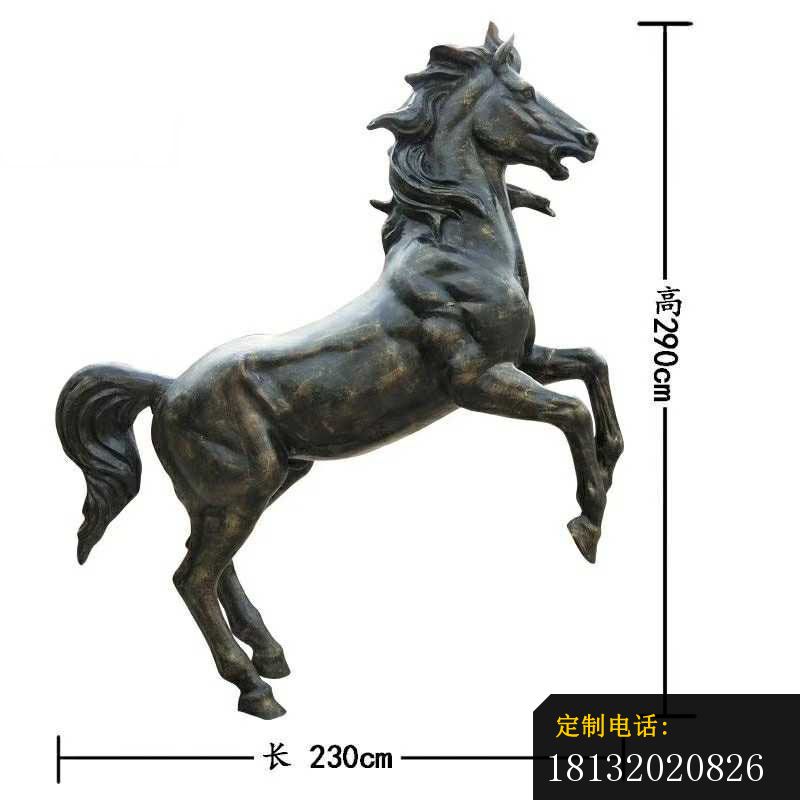 铜雕奔跑的马 (2)_800*800