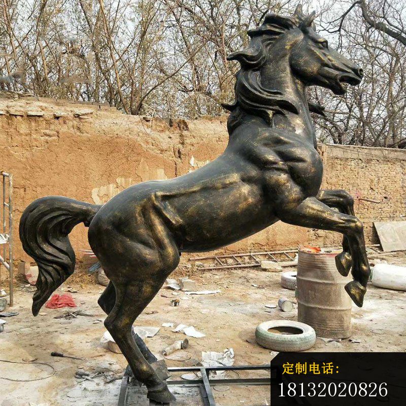 铜雕奔跑的马 (1)_800*800
