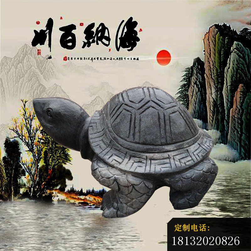 公园动物石雕乌龟 (1)_800*800