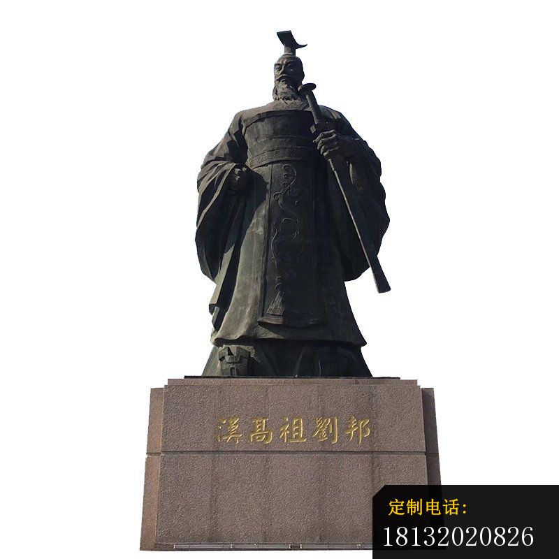 景区汉高祖刘邦铜雕_800*800