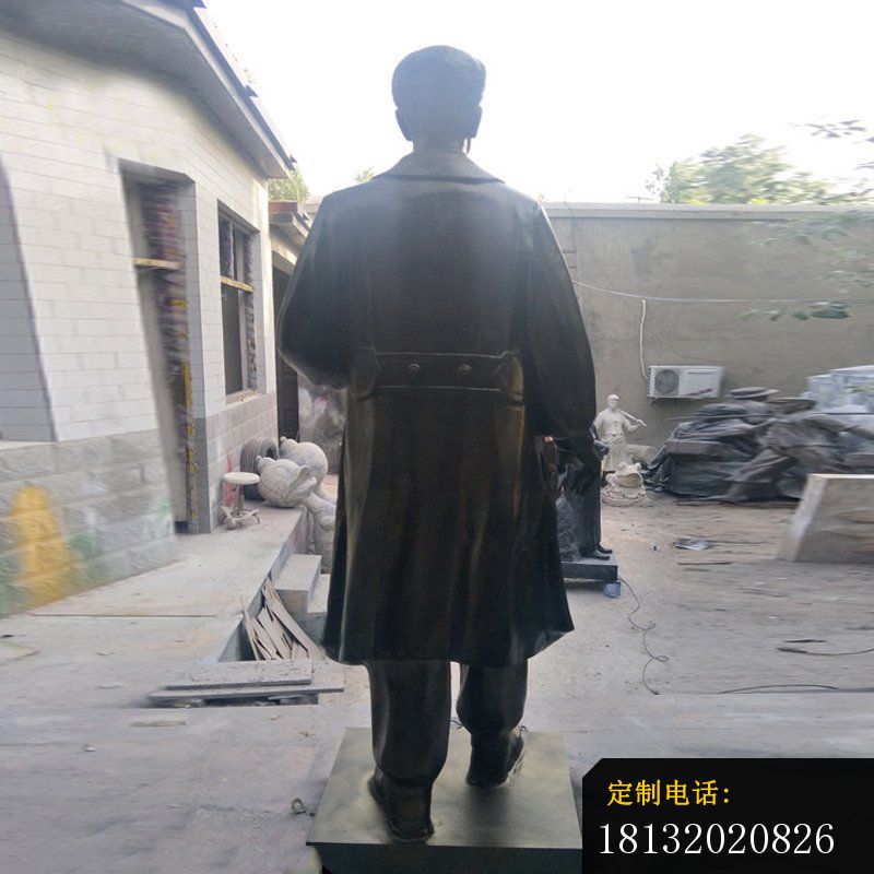 医院近代名人白求恩铜雕 (3)_800*800