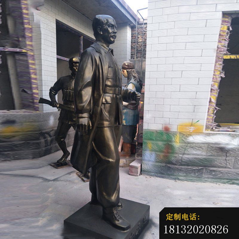医院近代名人白求恩铜雕 (1)_800*800