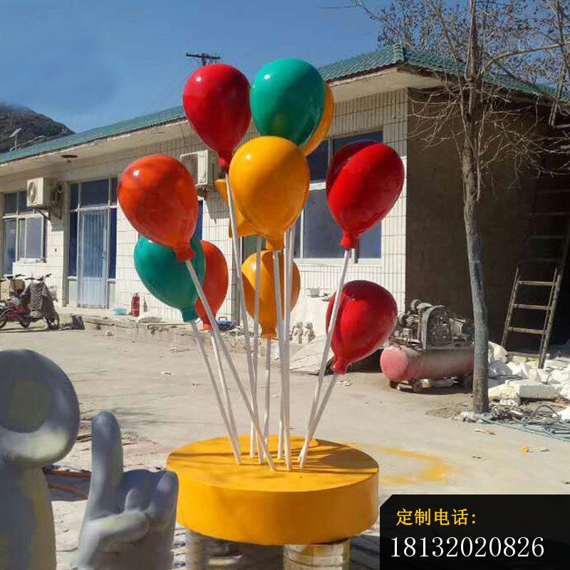 游乐场玻璃钢彩绘气球雕塑 (3)_800*800