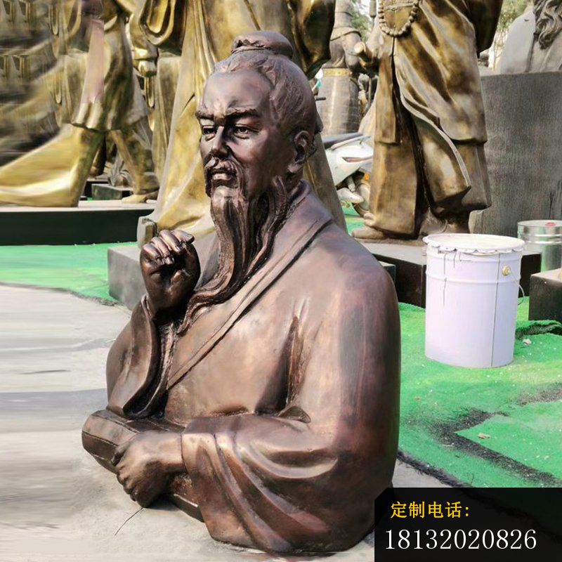 古代名人李悝头像铜雕 (3)_800*800