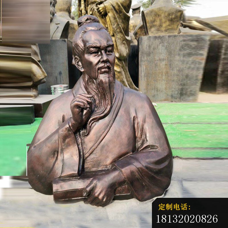 古代名人李悝头像铜雕 (2)_800*800