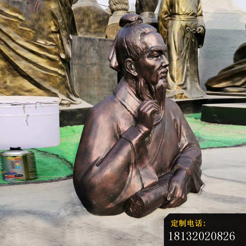古代名人李悝头像铜雕 (1)_800*800