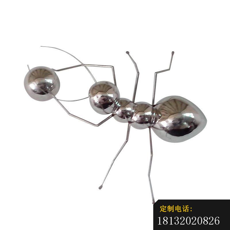 镜面不锈钢蚂蚁雕塑_800*800