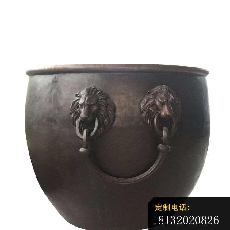 寺庙铜水缸雕塑_750*750