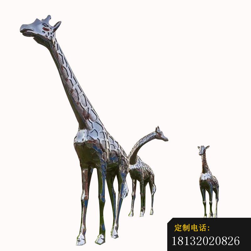 长颈鹿不锈钢雕塑_800*800