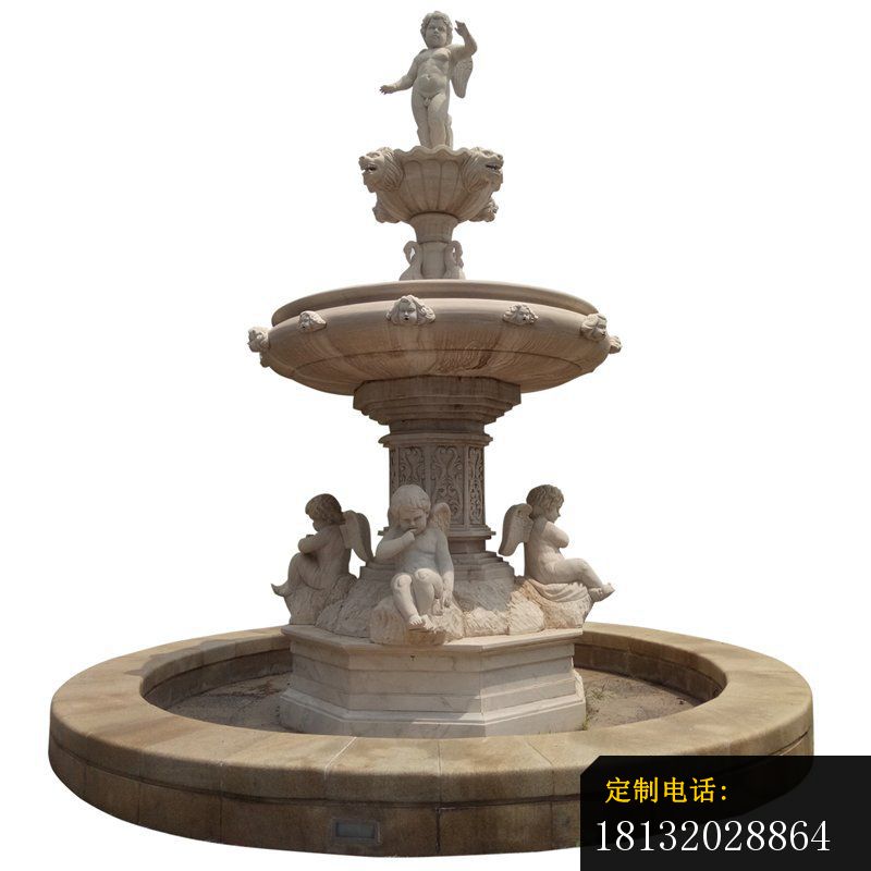园林小天使喷泉石雕（1）_800*800