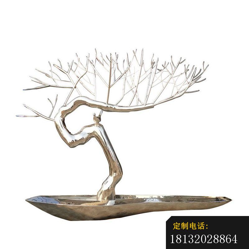 镜面不锈钢抽象大树雕塑_800*800