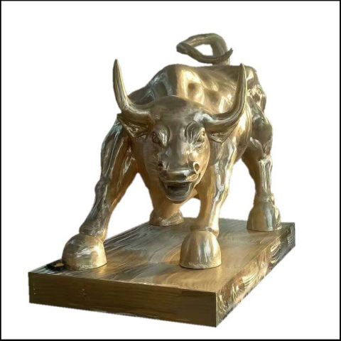 企业铜雕华尔街牛