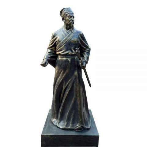铜雕古代名人王阳明雕像