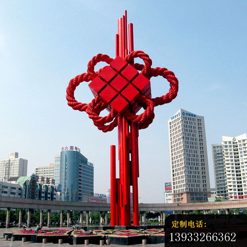 不锈钢大型中国结雕塑_800*800
