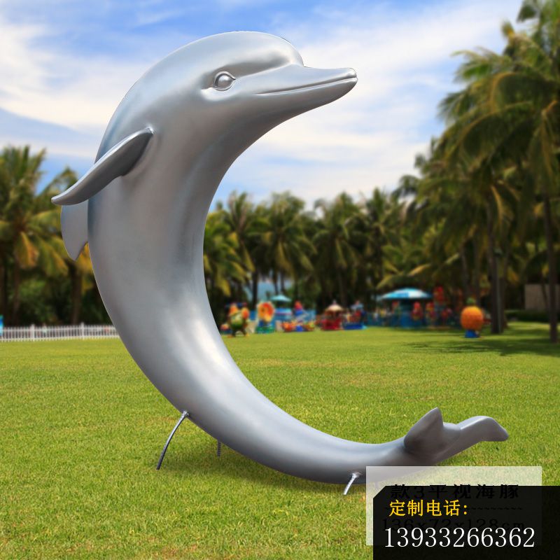 不锈钢海豚雕塑 (2)_800*800