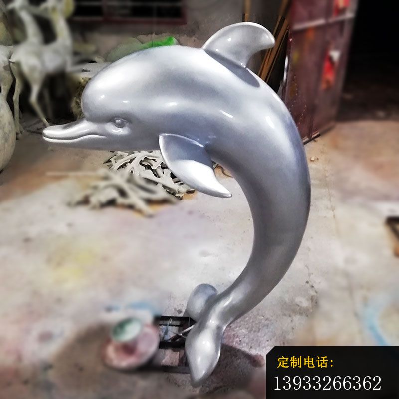 海豚不锈钢景观雕塑 (2)_800*800