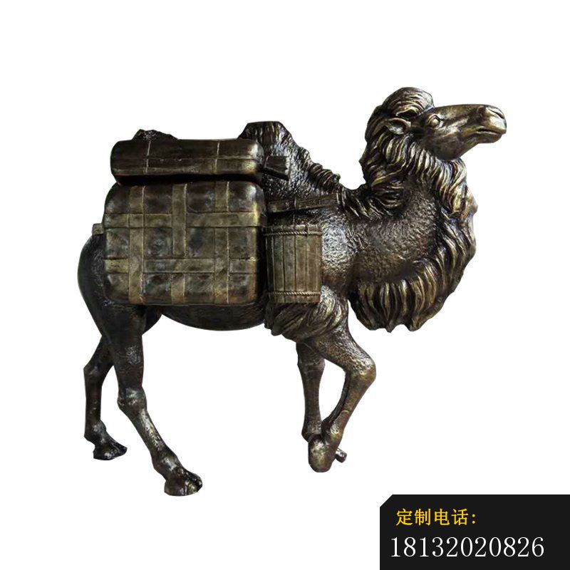 丝绸骆驼铜雕_800*800