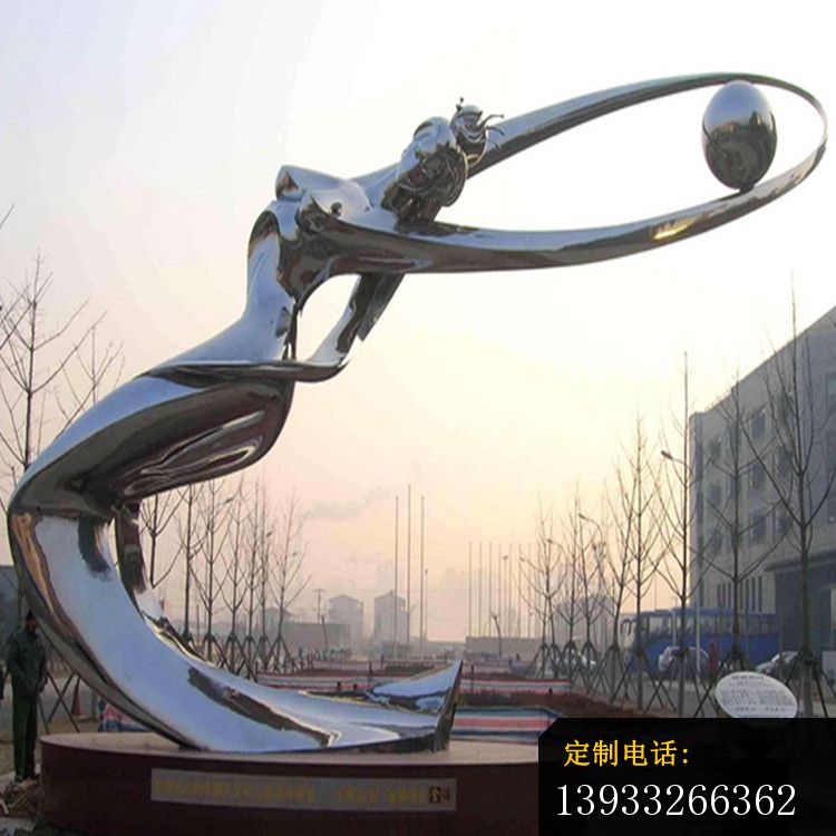 不锈钢古代跳舞雕塑_750*750