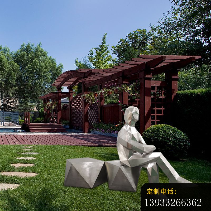 不锈钢公园休息人物雕塑 (2)_800*800