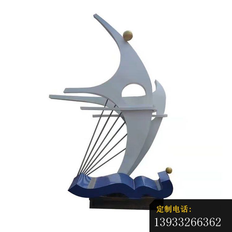 不锈钢立体帆雕塑_750*750