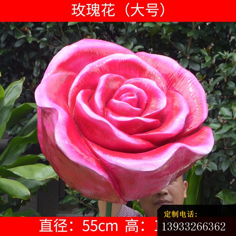 不锈钢玫瑰花景观雕塑 (2)_800*800