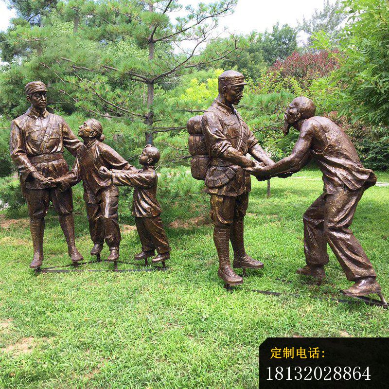 军民鱼水情铜雕 (2)_800*800