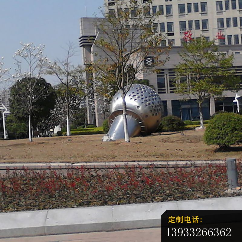不锈钢话筒雕塑 (2)_800*800