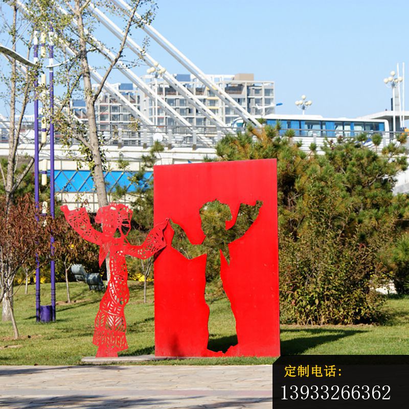 不锈钢皮影戏雕塑 (2)_800*800