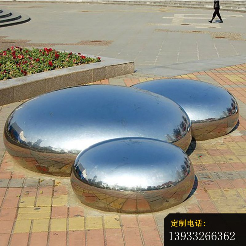不锈钢水滴雕塑 广场景观摆件_800*800