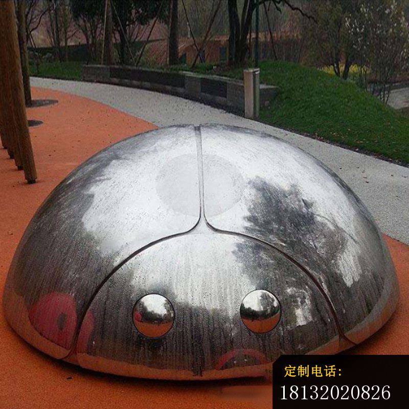 不锈钢抽象瓢虫雕塑 (1)_800*800
