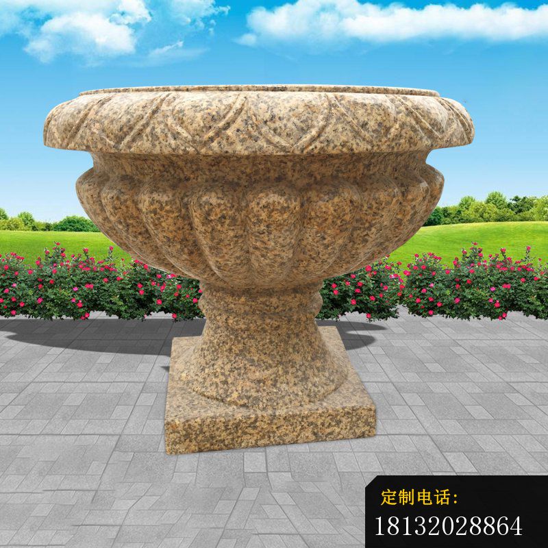 黄金麻石雕花盆 (2)_800*800