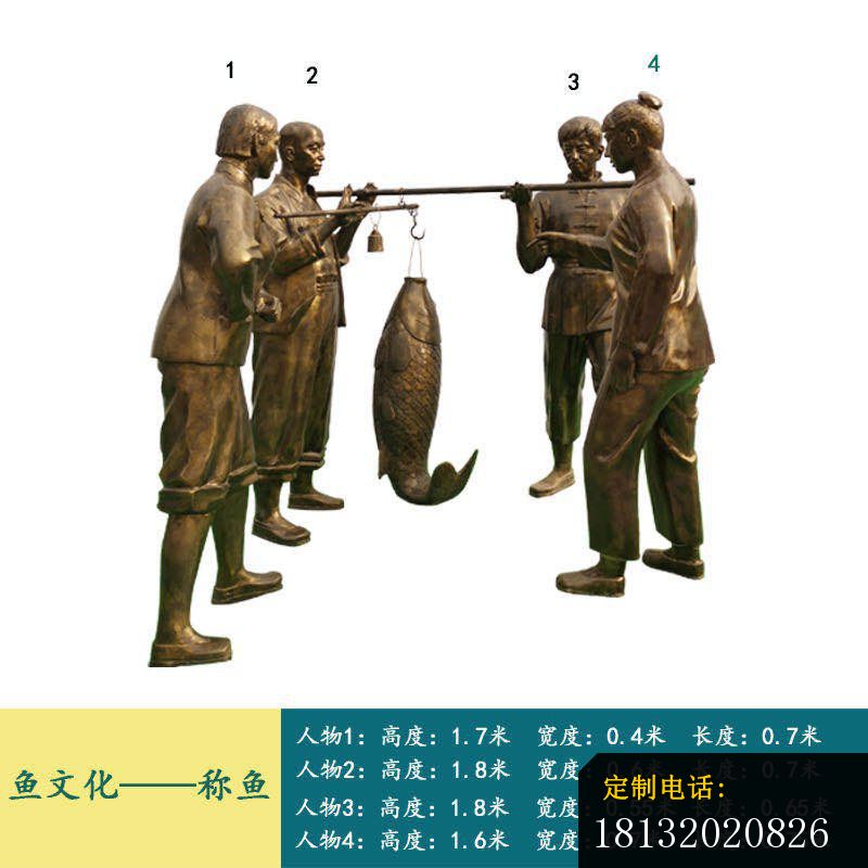 称鱼铜雕人物_800*800
