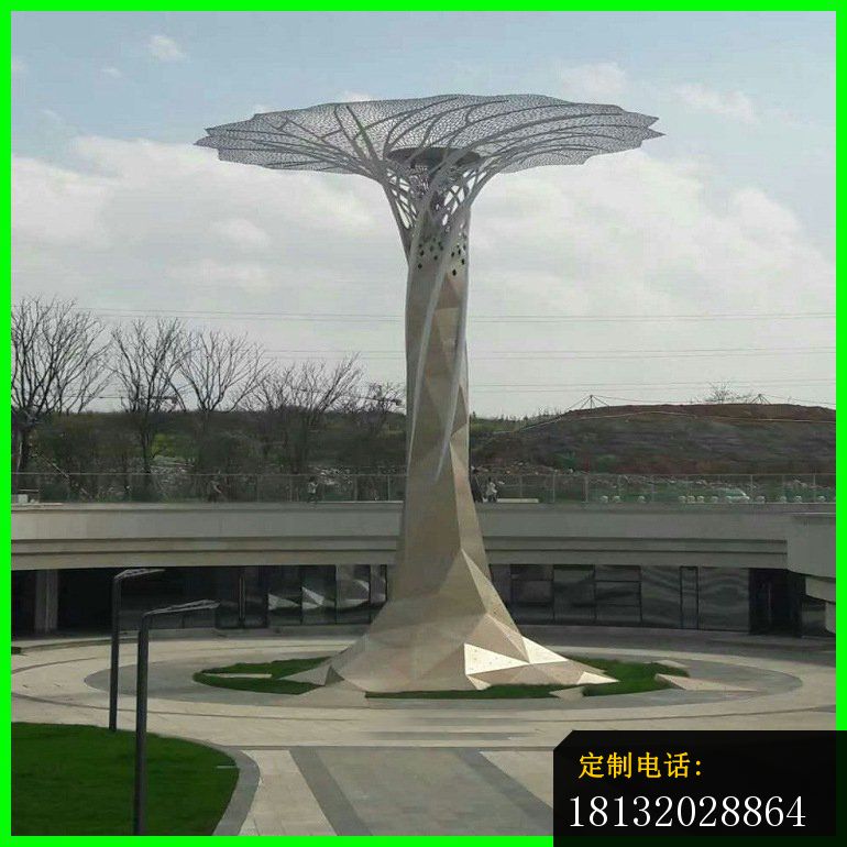 大型不锈钢镂空树雕塑_770*770
