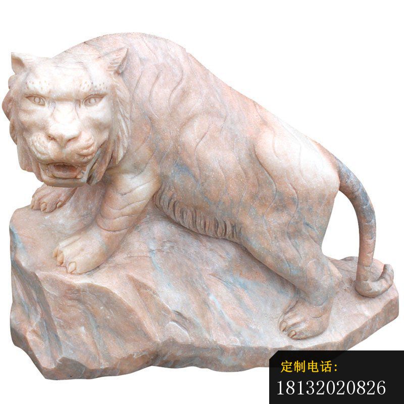 晚霞红生肖虎雕塑（2）_800*800
