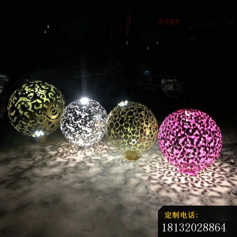 发光镂空球不锈钢雕塑_800*800