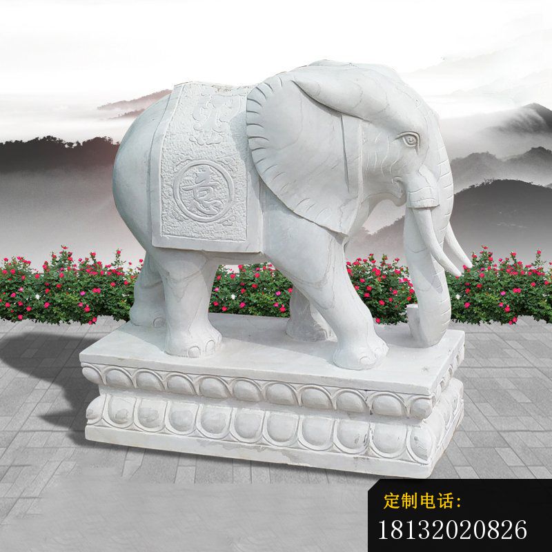 门口大理石大象雕塑 (3)_800*800