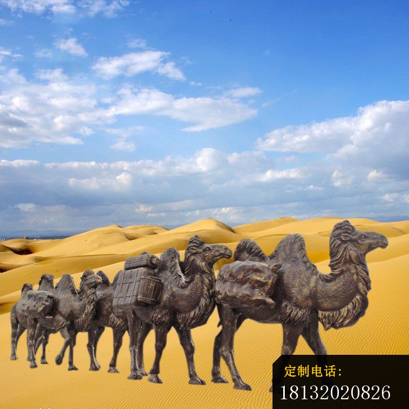 沙漠骆驼铜雕_800*800
