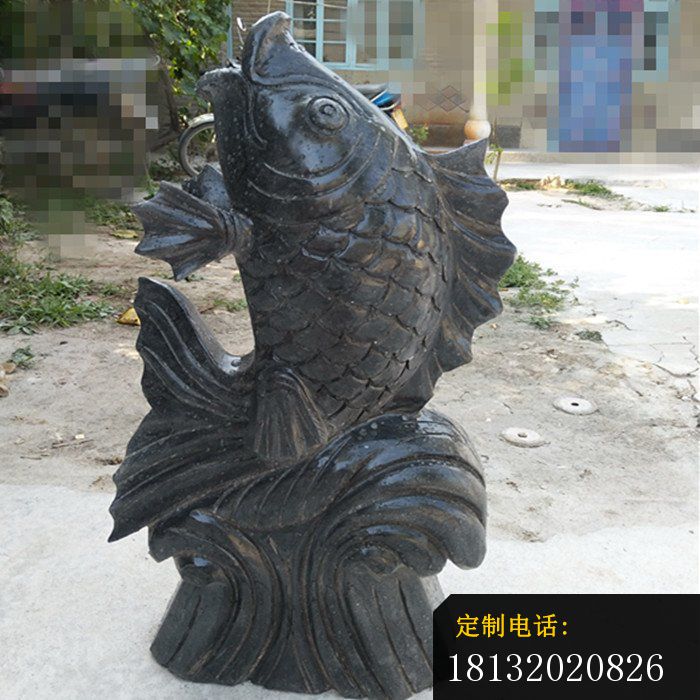 大理石鲤鱼喷泉雕塑 (1)_700*700