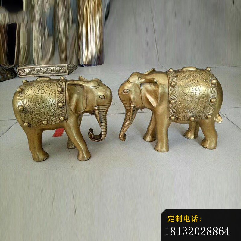铸铜大象雕塑_800*800