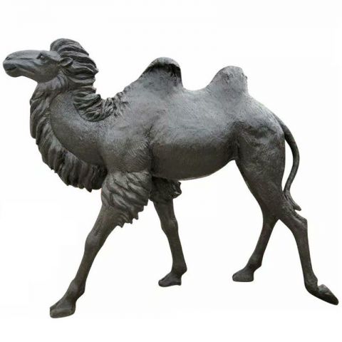 铜雕公园动物骆驼雕塑