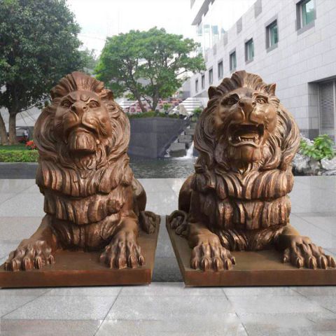 欧式狮子铜雕