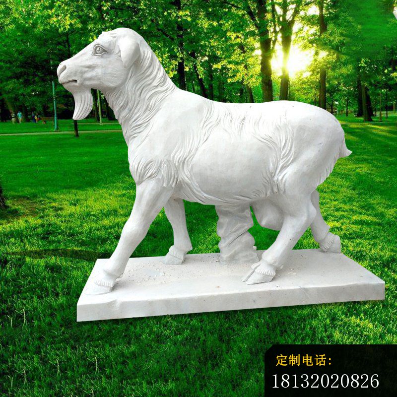 大理石生肖羊雕塑 (1)_800*800