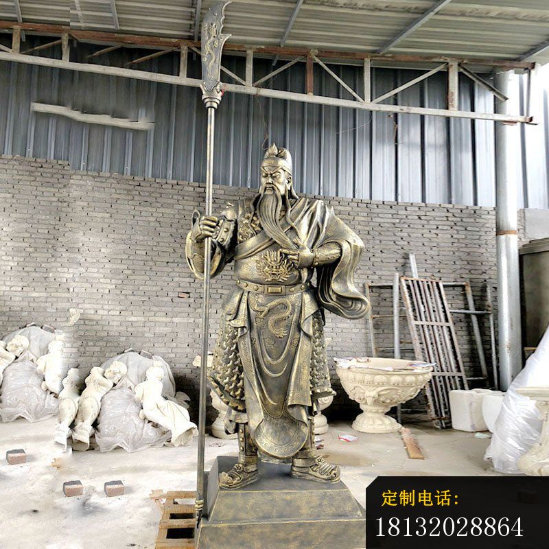 古代关公铜雕_800*800