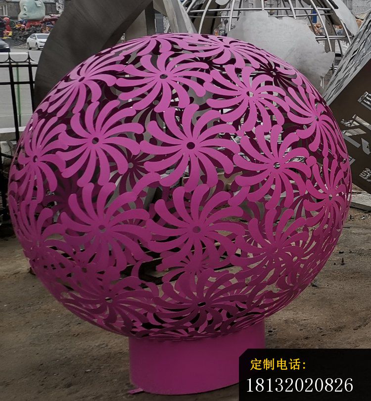 景区不锈钢圆球雕塑_750*811