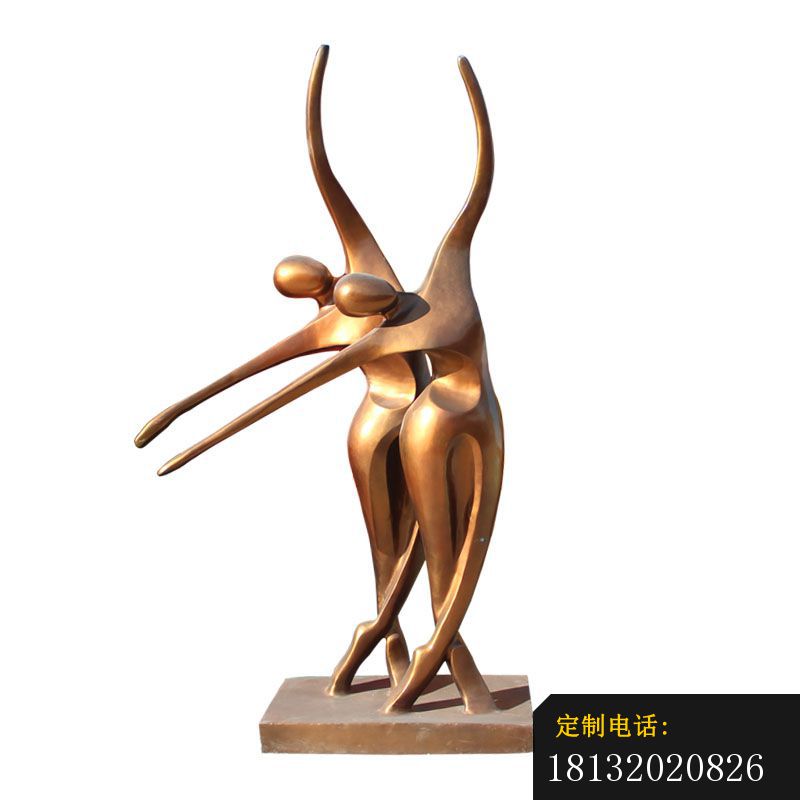 跳舞抽象人物铜雕 (4)_800*800