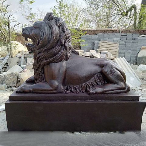 门口欧式狮子铜雕