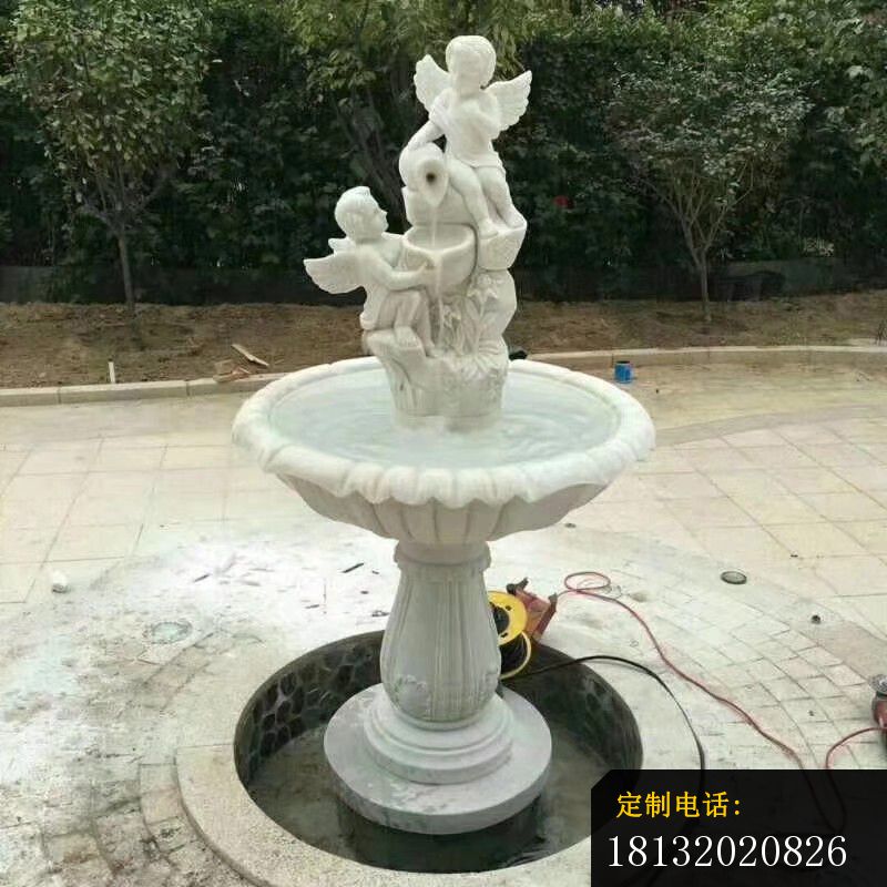 别墅小天使喷泉石雕 (2)_800*800