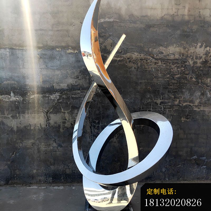 不锈钢抽象螺旋雕塑_800*800