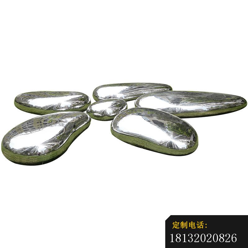 草坪镜面不锈钢抽象水滴雕塑 (1)_800*800