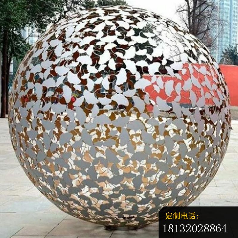公园不锈钢镂空球雕塑_800*800